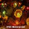 Fall Decor Fall Decorations lights for Home 30LED/10FT 3D Pumpkin Maple Leaf Acorn Battery Operated String Lights, 8 Mode Timer Remote Fall Lights Garland Indoor Outdoor Autumn Thanksgiving Halloween